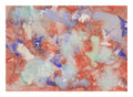 "Anautomija — No. 13183468 — coral, blue and white fragments on paper ground, liquid medium on paper (Cyme), 21 × 29.7 cm"