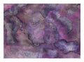 "Anautomija — No. 12053518 — deep magenta and purple ground with amorphous dark-edged zones in violet and terracotta, liquid medium on paper (Cyme), 21 × 29.7 cm"