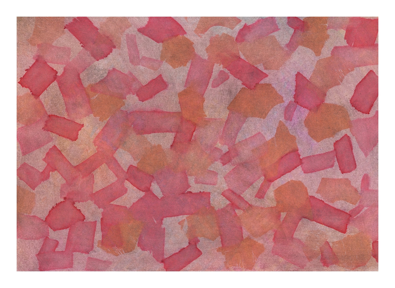 Anautomija — No. 12314206 — original abstract painting on paper, Cyme, 21 × 29.7 cm
